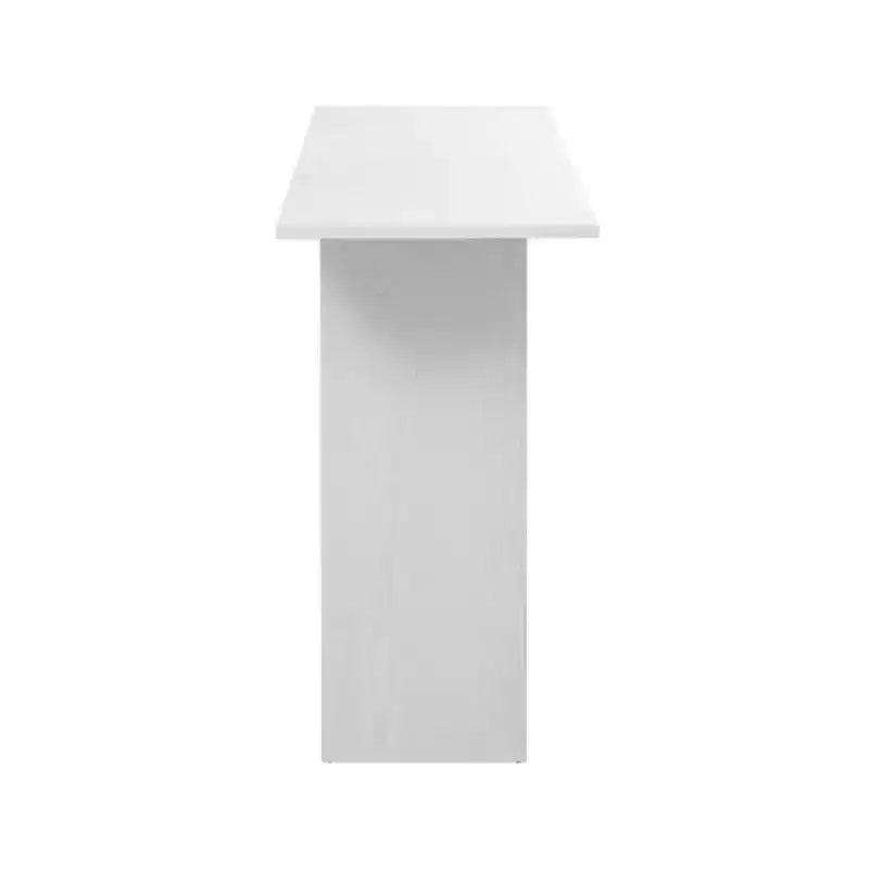 Tavolini da Consolle Curvi Moderni Blu con Ripiano Aperto, Eleganti Tavolini da Consolle per Ingresso o Soggiorno, Contenitore e Espositore