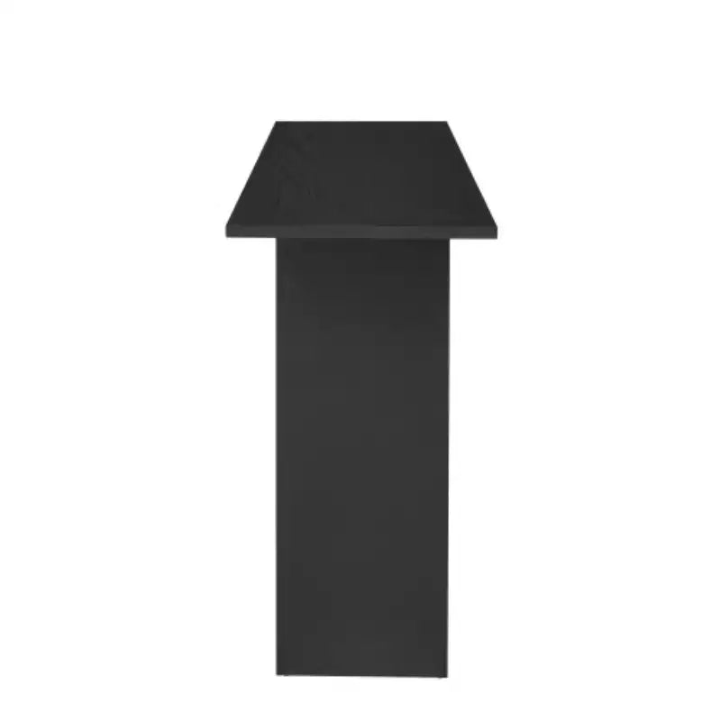 Tavolini da Consolle Curvi Moderni Blu con Ripiano Aperto, Eleganti Tavolini da Consolle per Ingresso o Soggiorno, Contenitore e Espositore