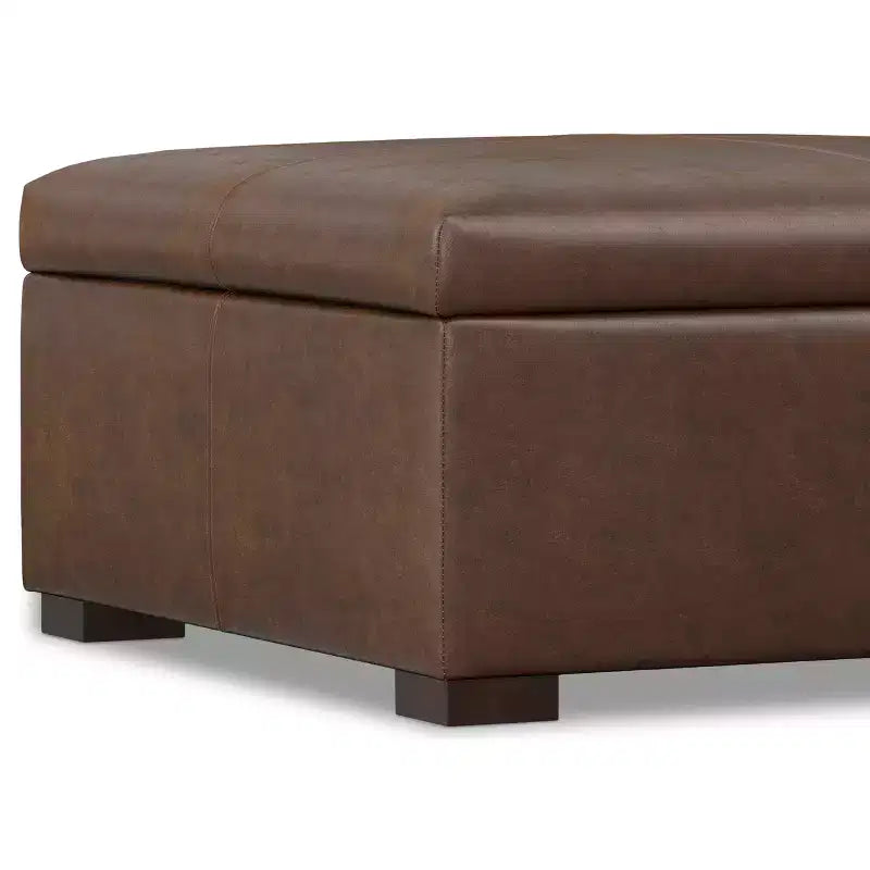 Pouf-tavolino quadrato contenitore largo 91 cm