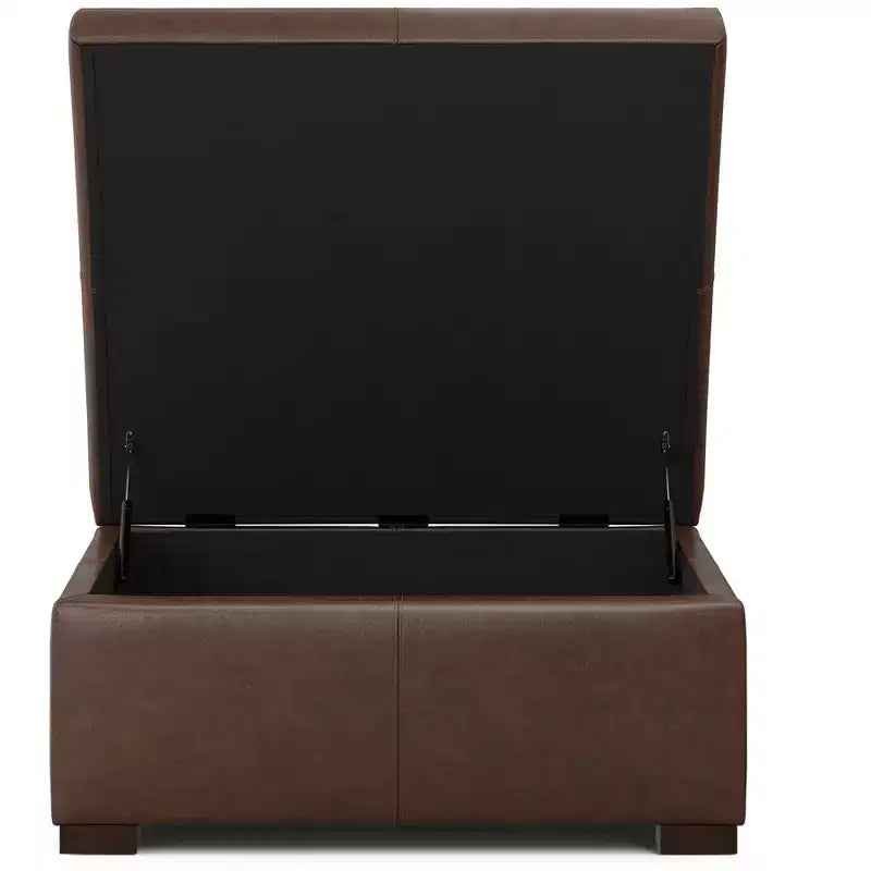 Pouf-tavolino quadrato contenitore largo 91 cm