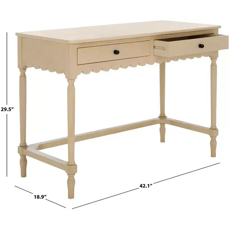 Scrivania a 2 cassetti - DSK5715 - Naturale -